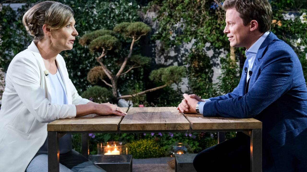 Liste-Jetzt-Chefin Maria Stern im Gespräch mit Tobias Pötzelsberger.  Liste-Jetzt-Chefin Maria Stern im Gespräch mit Tobias Pötzelsberger.