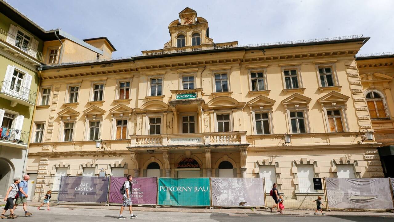 Das (noch) leerstehende Hotel Straubinger 