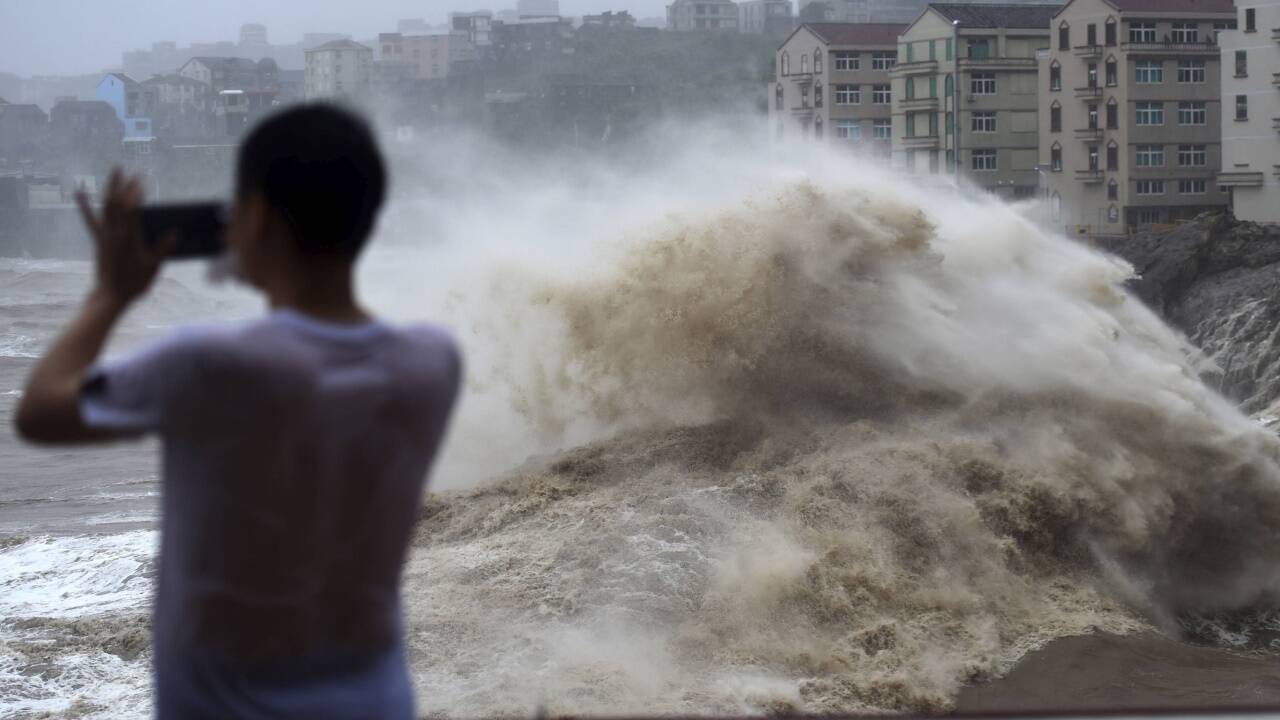 Mindestens 13 Tote nach Taifun 'Lekima' in China.  
