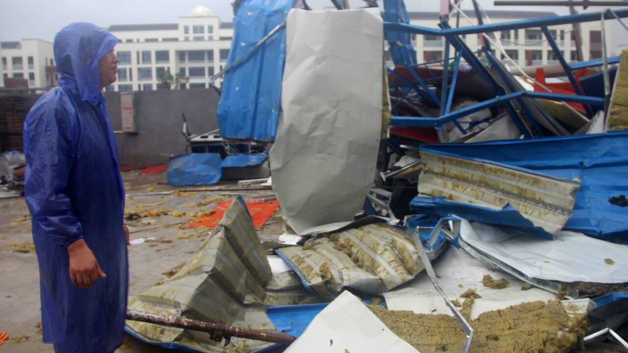 Mindestens 13 Tote nach Taifun 'Lekima' in China.  