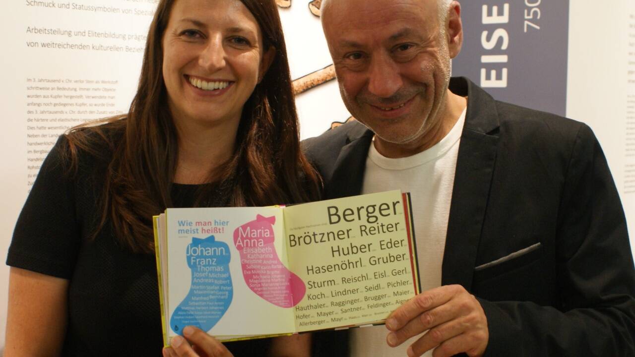 Die Autoren Angela Gierlinger und Bernhard Schlag zeigen in ihrem Buch unter anderem, welche Namen in Wals-Siezenheim am häufigsten vorkommen. Die Autoren Angela Gierlinger und Bernhard Schlag zeigen in ihrem Buch unter anderem, welche Namen in Wals-Siezenheim am häufigsten vorkommen.