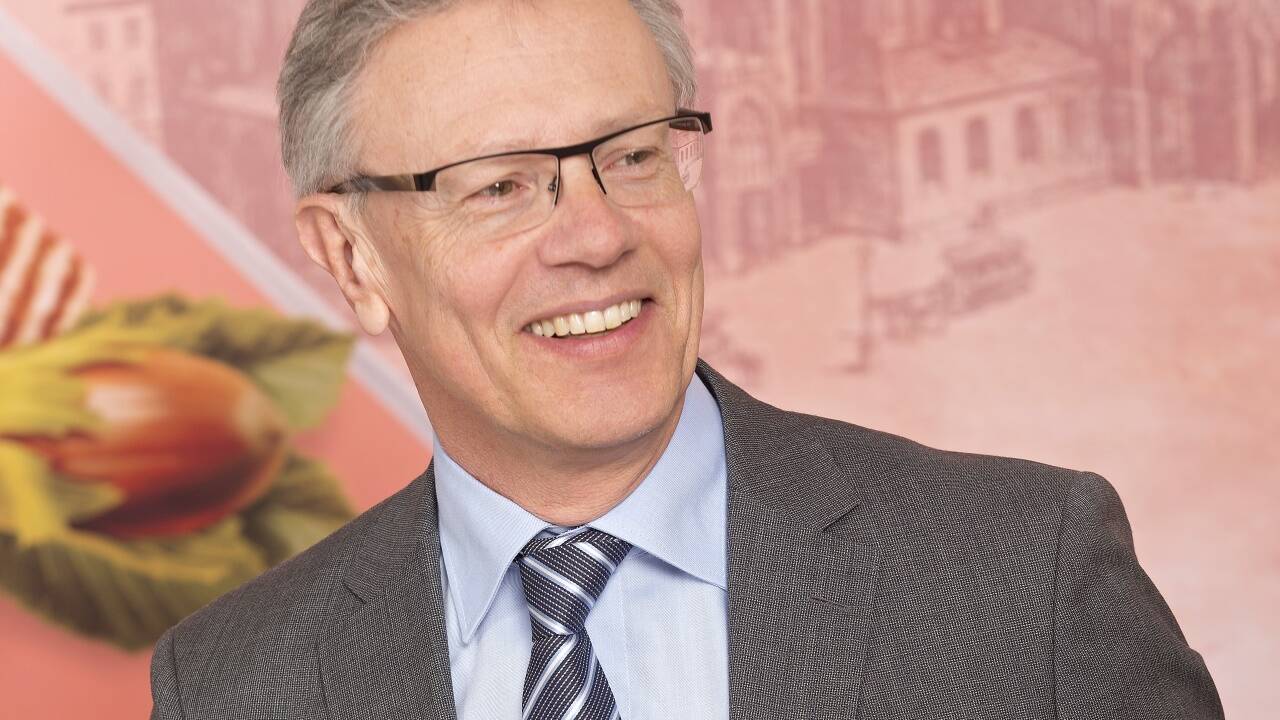 Albin Hahn, Manner-Vorstand für Finanzen und Personal. 