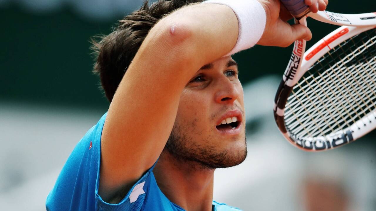Dominic Thiem bekommt den viralen Infekt langsam in den Griff. 