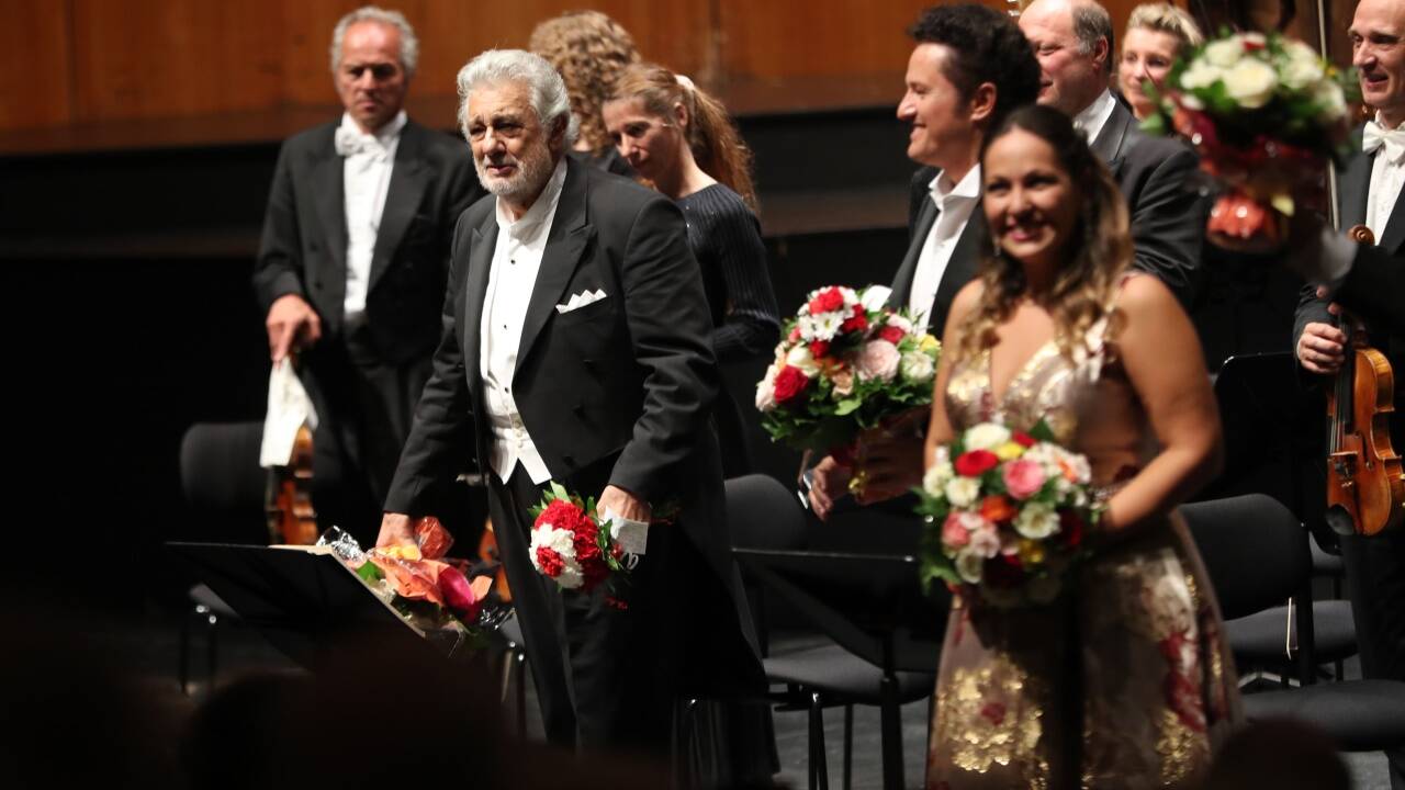 Plácido Domingo wurde im Großen Festspielhaus bejubelt. 