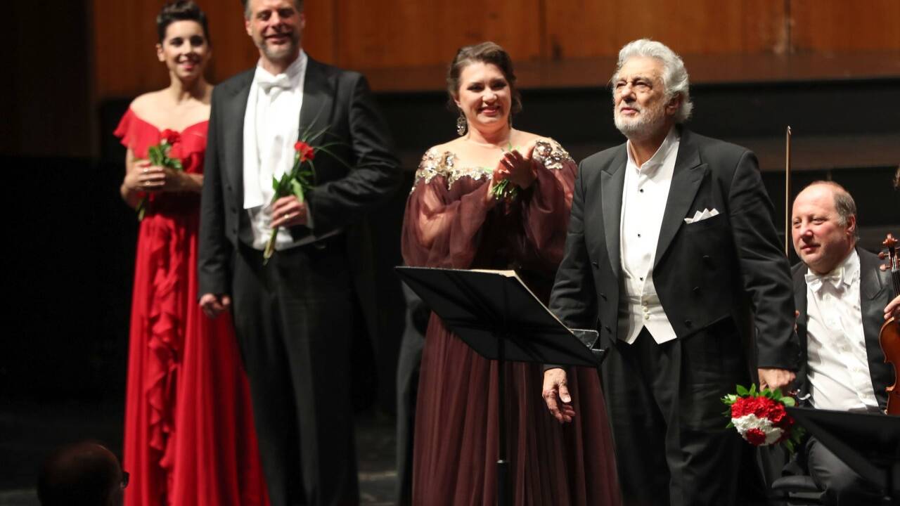 Plácido Domingo wurde im Großen Festspielhaus umjubelt. 