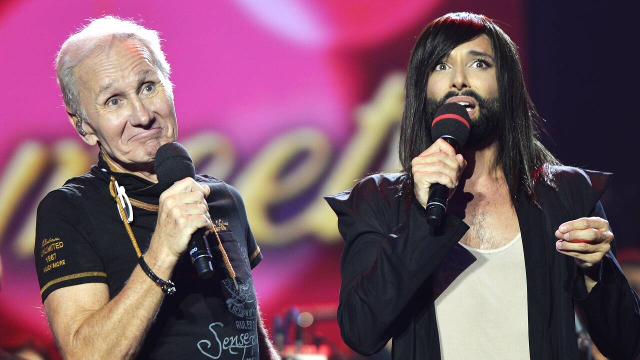 Klaus Eberhartinger und Conchita unterstützten bei der Bundespräsidentenwahl 2016 Ex-Grünen-Chef Alexander Van der Bellen. 