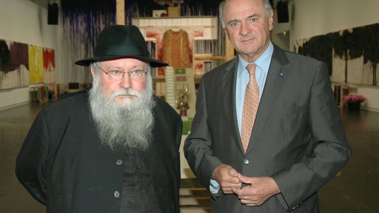 Künstler Hermann Nitsch gehörte zu den vielen Unterstützern des früheren Langzeitlandeshauptmanns von Niederösterreich, Erwin Pröll (ÖVP). 