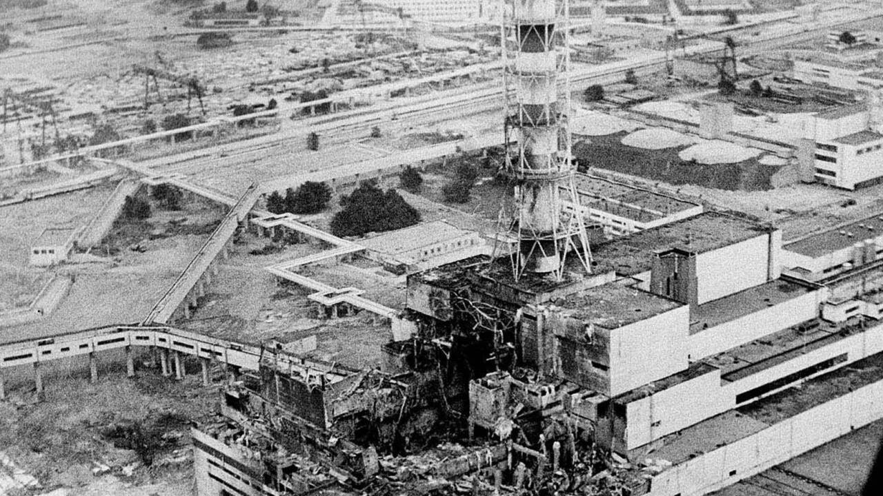 Die Atomruine: Der Reaktor explodierte am 26. April 1986. 