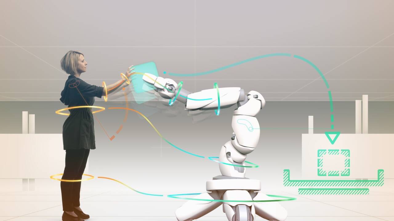 Roboter sollen lernen, was menschliche Gesten bedeuten.  