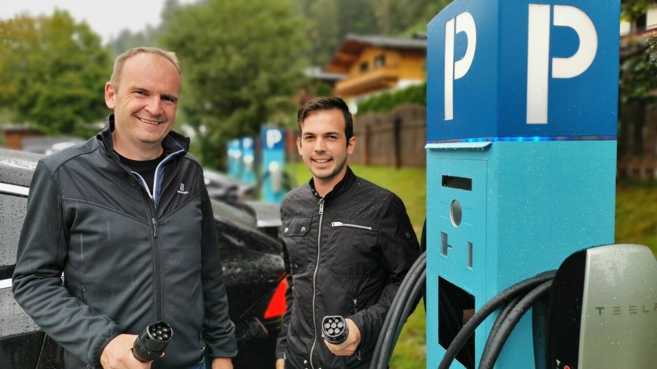 Adolf Dax (Vivid Planet) und Sybren Hoffmann (Tele Team).   Adolf Dax (Vivid Planet) und Sybren Hoffmann (Tele Team).