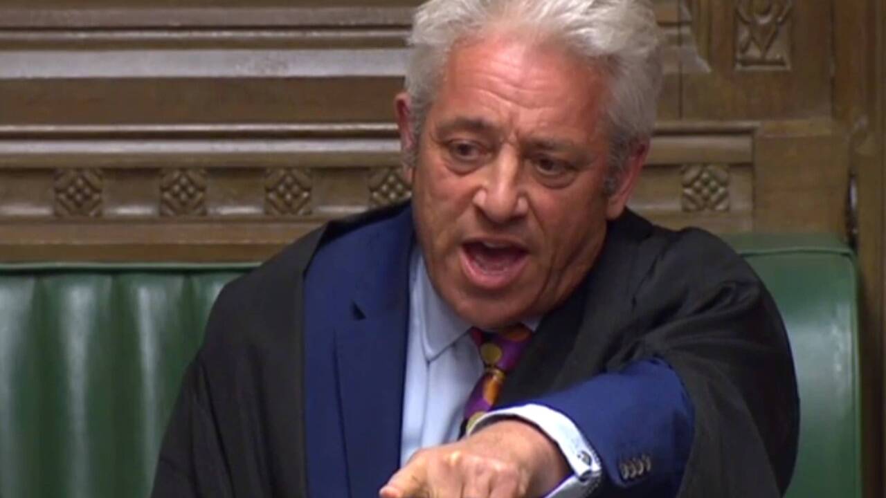 John Bercow kündigte seinen Rückzug an.  