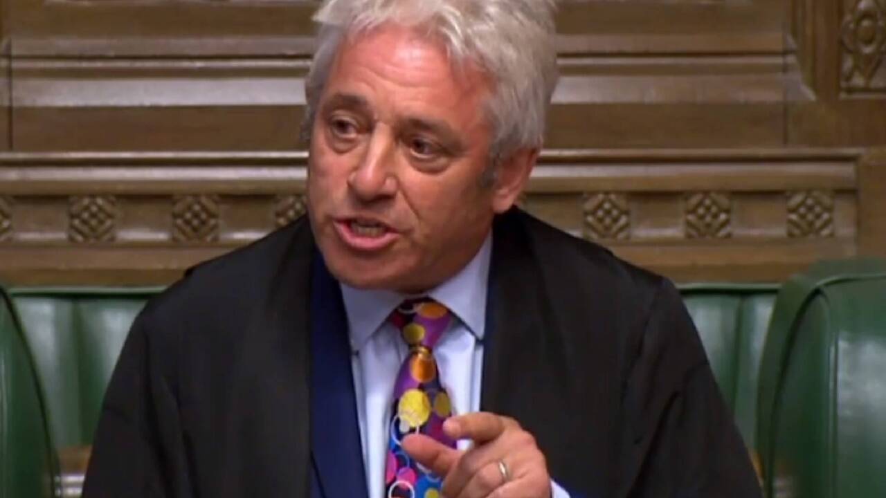 John Bercow kündigte seinen Rückzug an.  