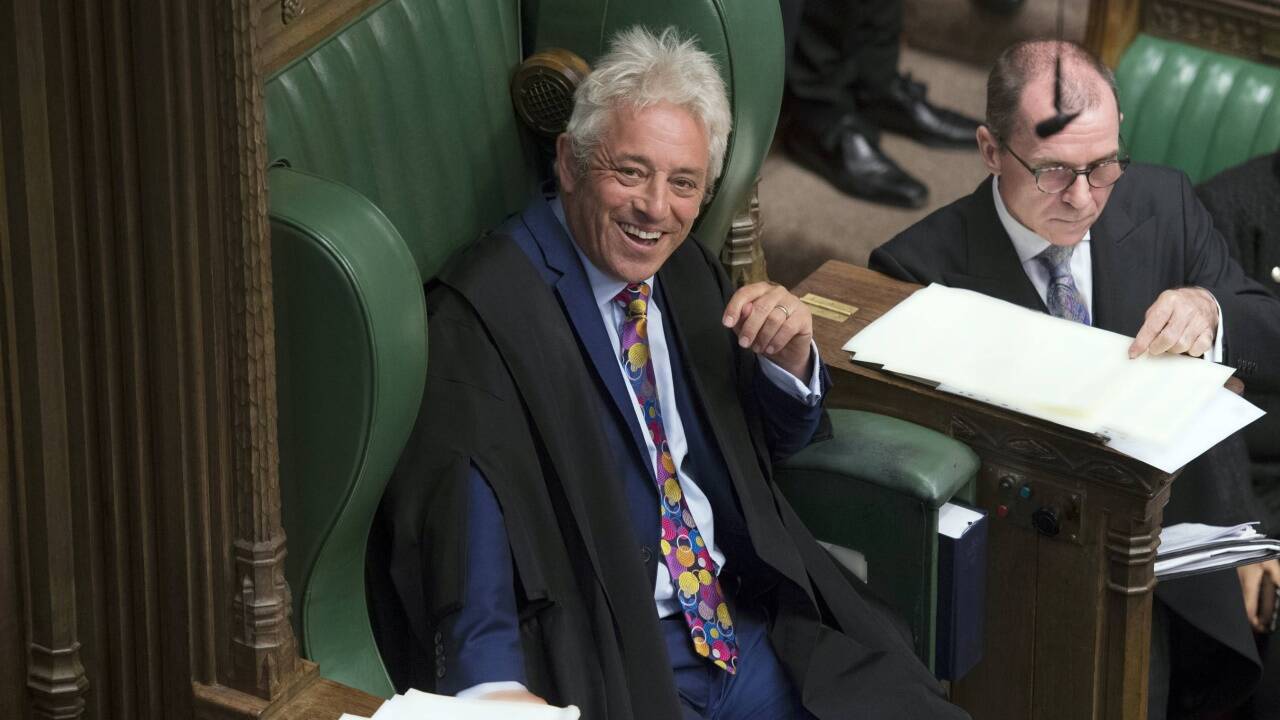 John Bercow kündigte seinen Rückzug an.  