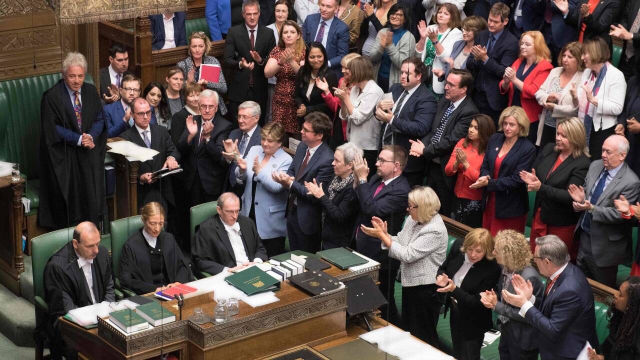 John Bercow kündigte seinen Rückzug an.  