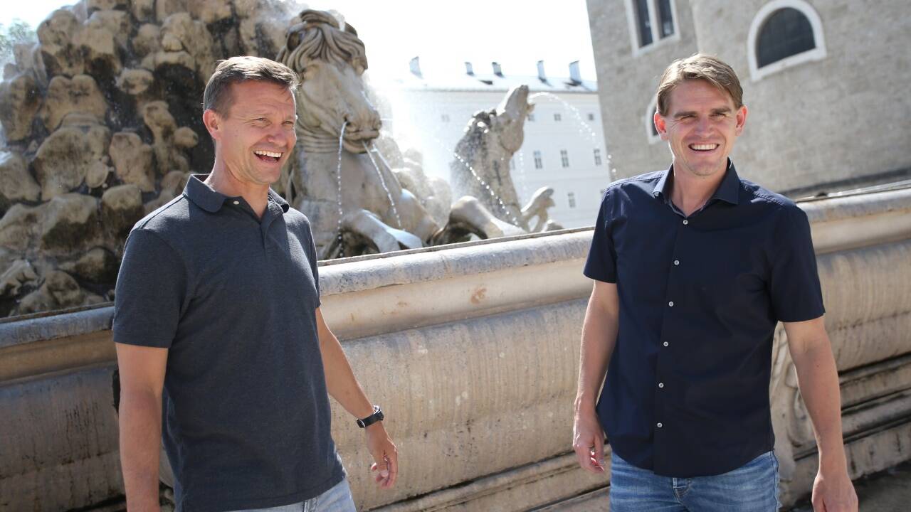 Mit Sportdirektor Christoph Freund verbindet Marsch ein freundschaftliches Verhältnis. 