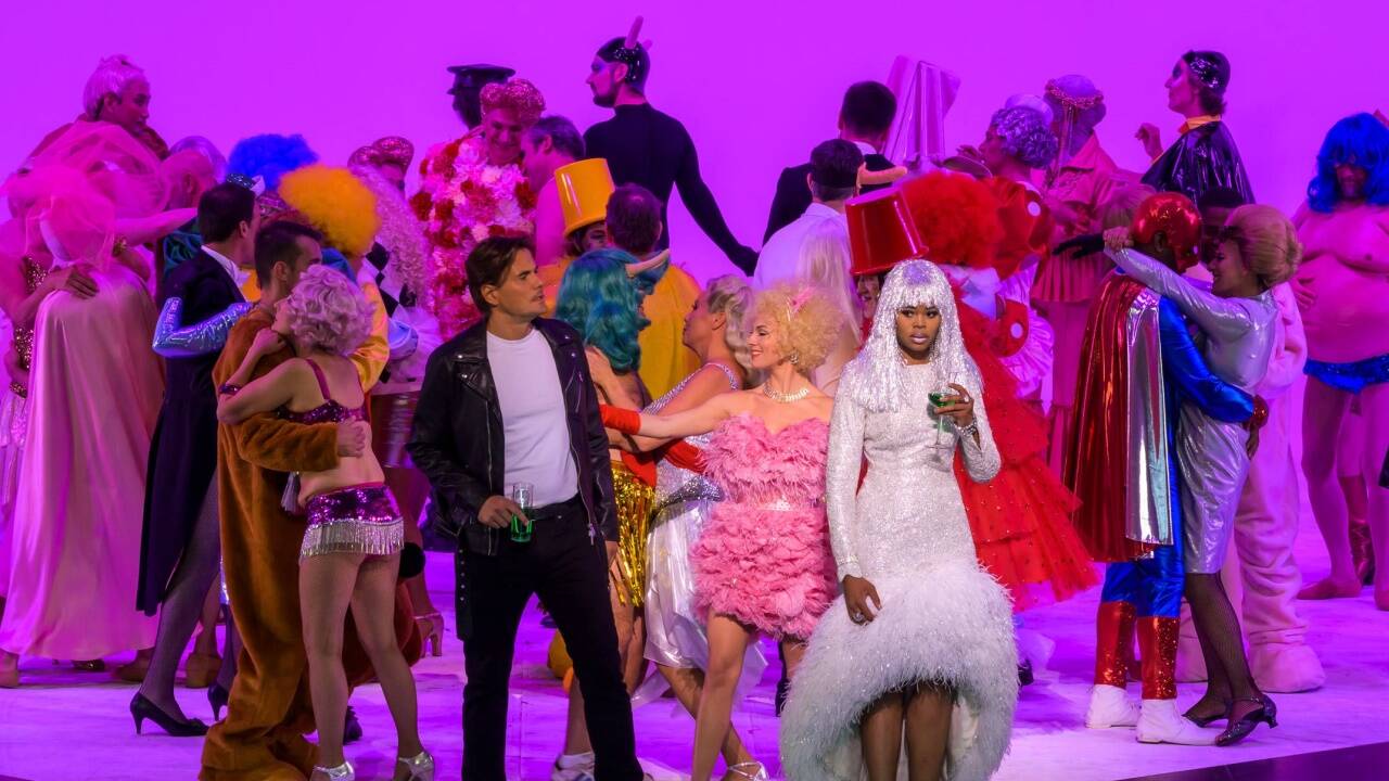 Benjamin Bernheim als Alfredo Germont, Pretty Yende als Violetta.  