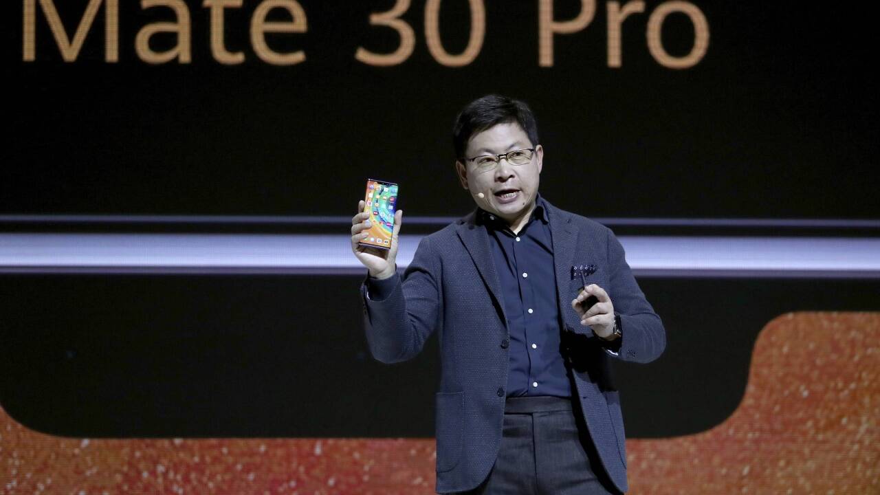 Richard Yu präsentierte in München das neue Mate 30 Pro. 