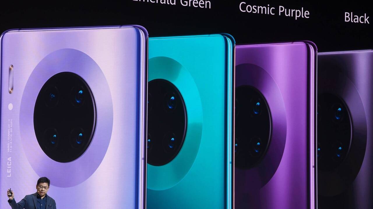 Richard Yu präsentierte in München das neue Mate 30 Pro. 