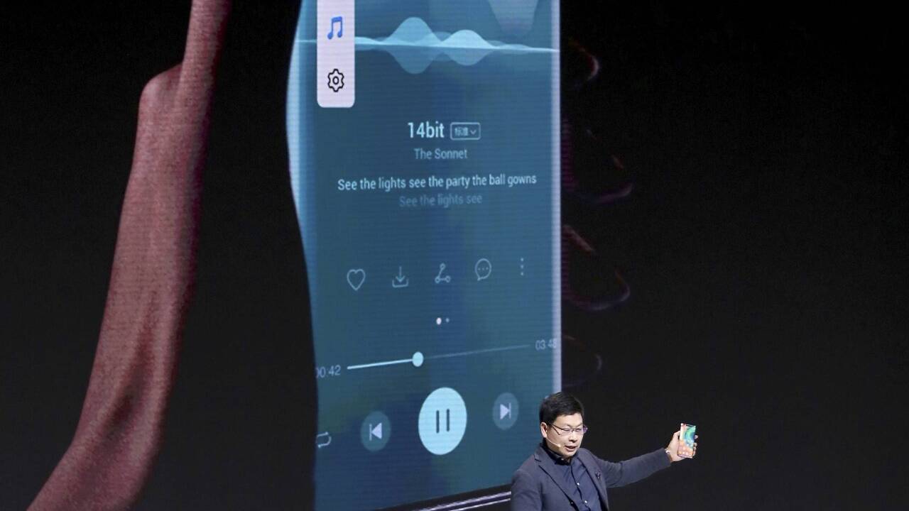 Richard Yu präsentierte in München das neue Mate 30 Pro. 