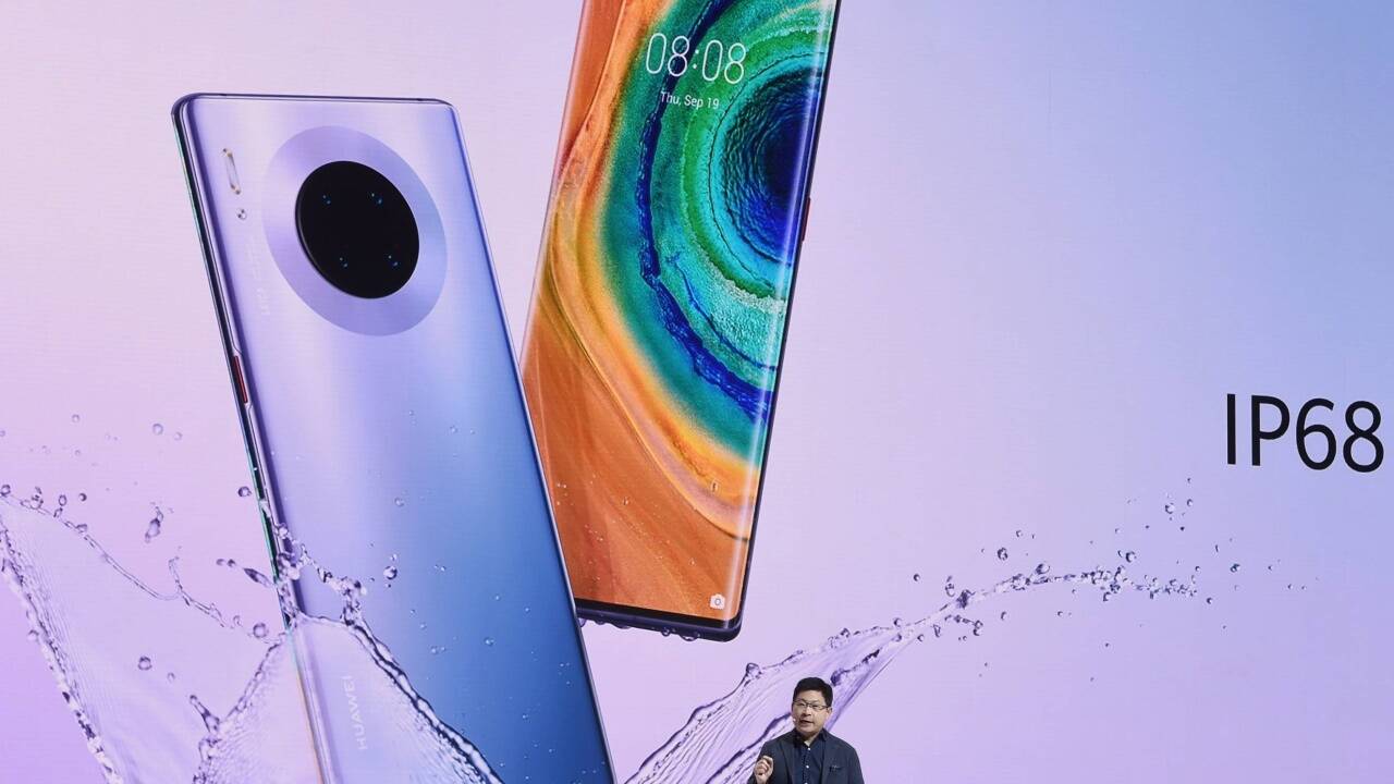 Richard Yu präsentierte in München das neue Mate 30 Pro. 