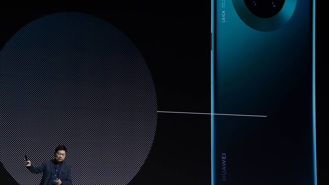 Richard Yu präsentierte in München das neue Mate 30 Pro. 