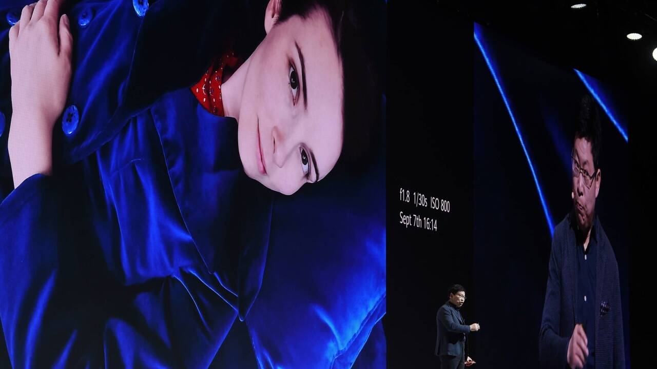 Richard Yu präsentierte in München das neue Mate 30 Pro. 