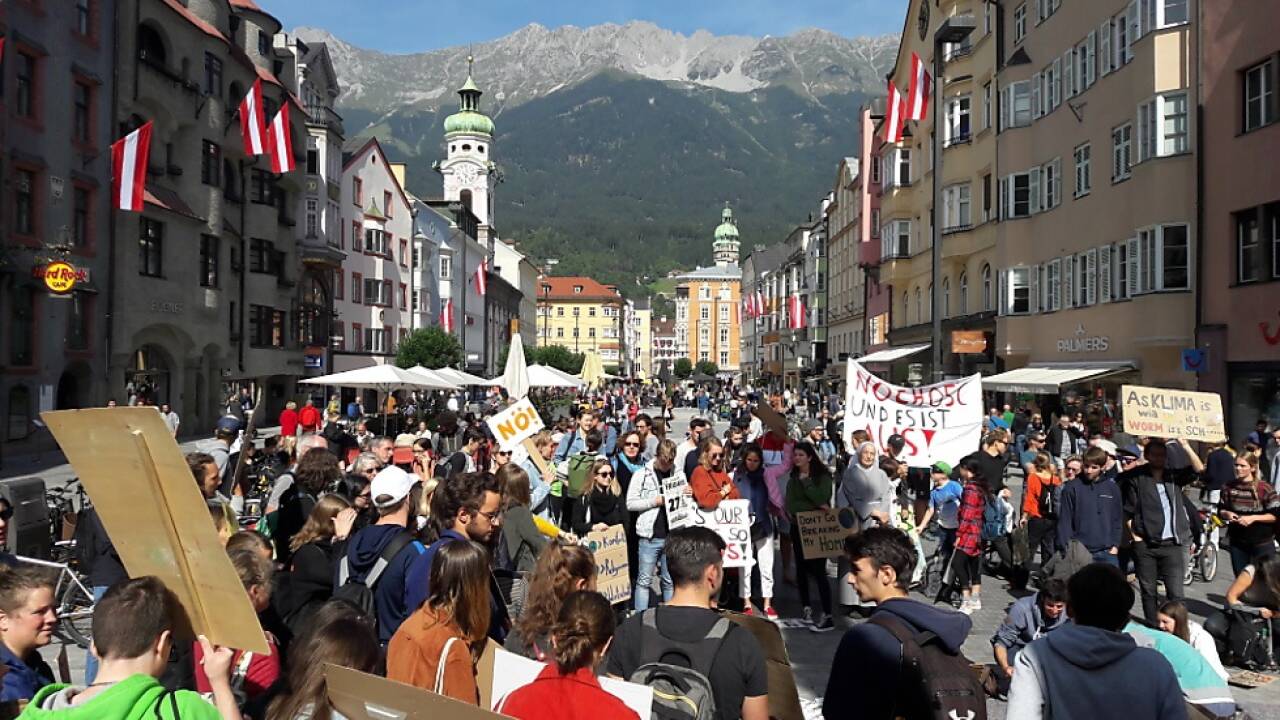 Während der Klimastreikwoche gibt es österreichweit Aktionen 