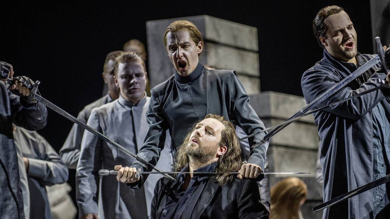 Bilder zur Klagenfurter „Tannhäuser“-Inszenierung. 