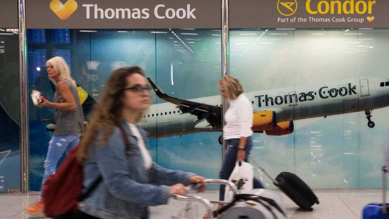 Der Reisekonzern Thomas Cook ist pleite: Britische Urlauber sitzen in Palma de Mallorca fest.  