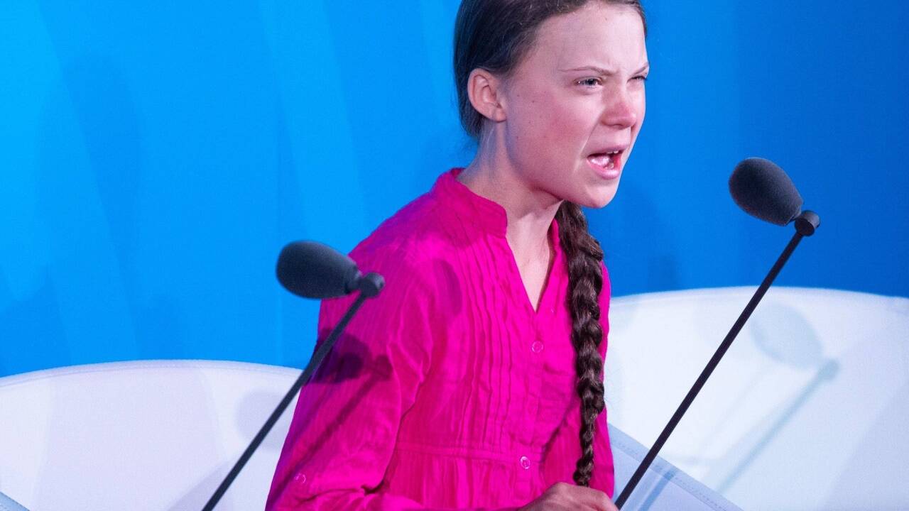 Greta Thunberg ist sauer 