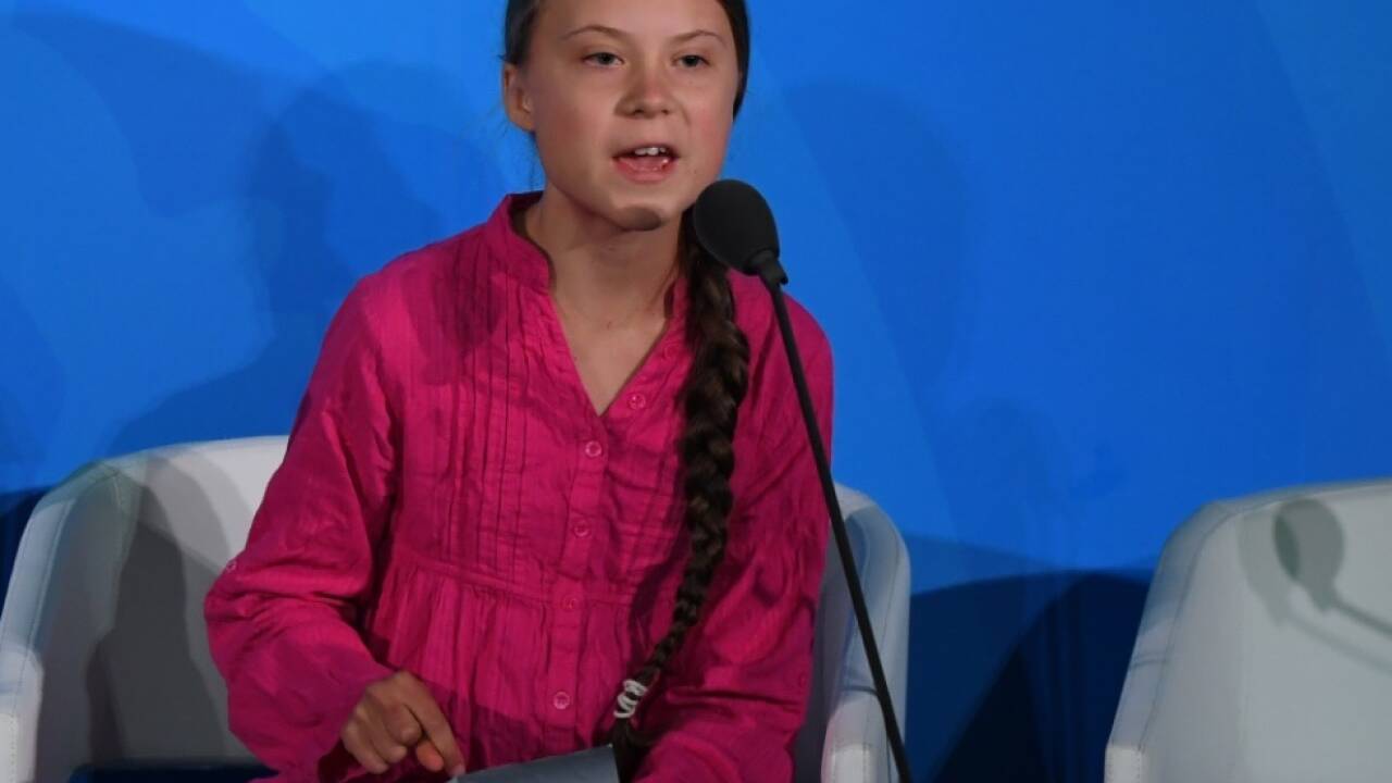Greta Thunberg setzt sich leidenschaftlich für den Umweltschutz ein 