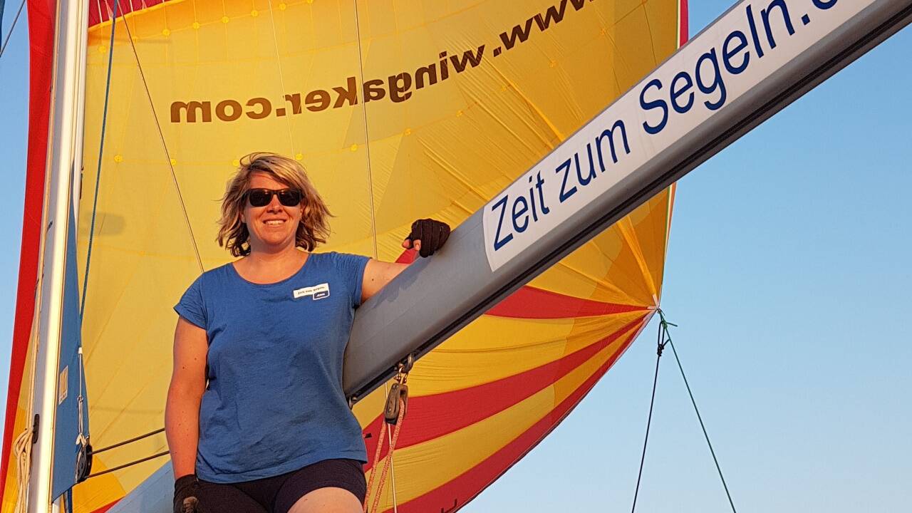„Zeit zum Segeln“ hatte Karin Eder ein Jahr lang. 