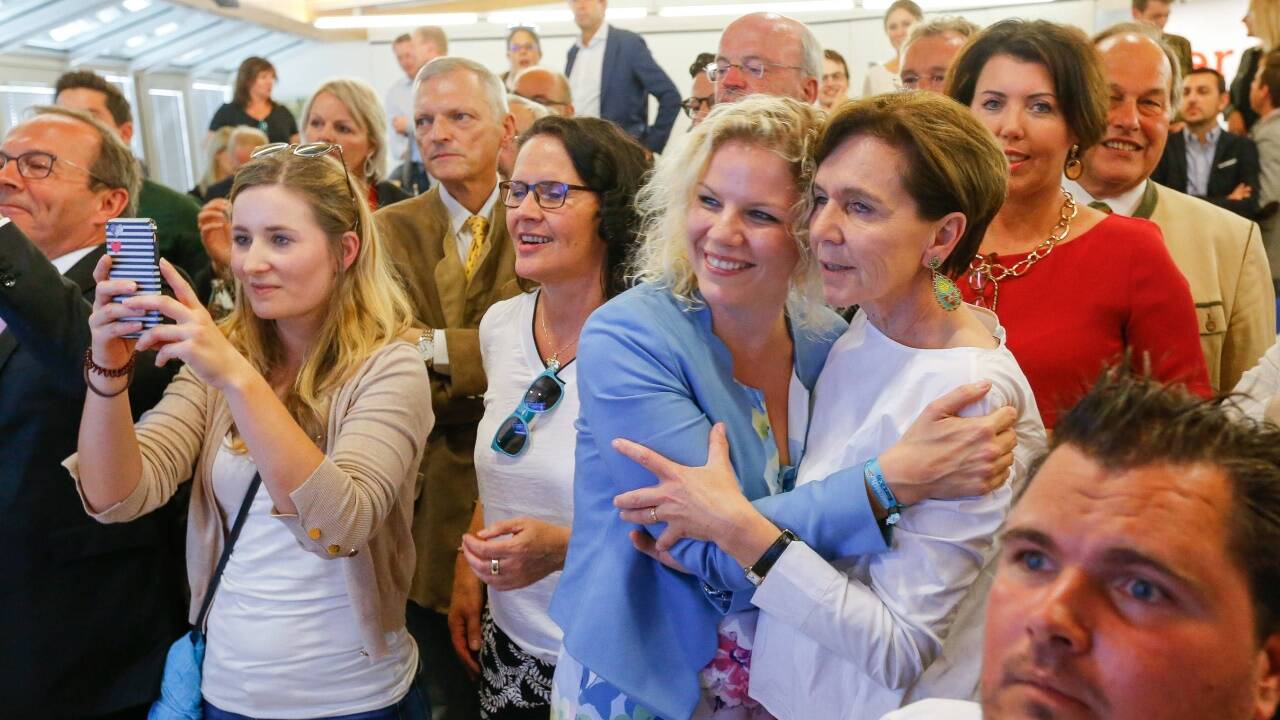 Jubel bei der Salzburger ÖVP.  