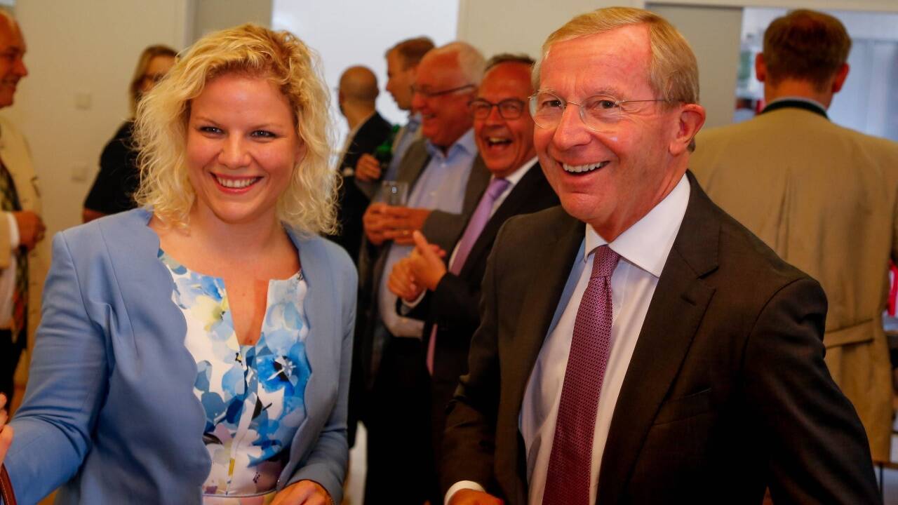 Marlene Wörndl und LH Wilfried Haslauer.  