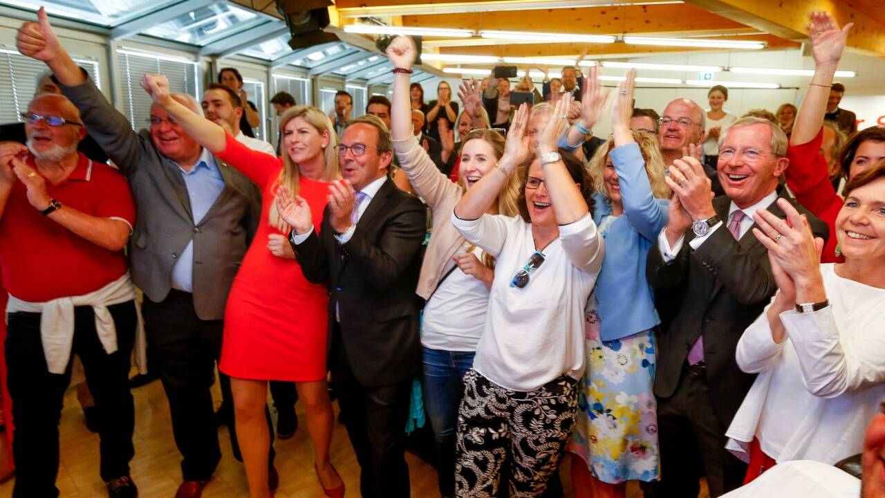 Jubel bei der Salzburger ÖVP.  