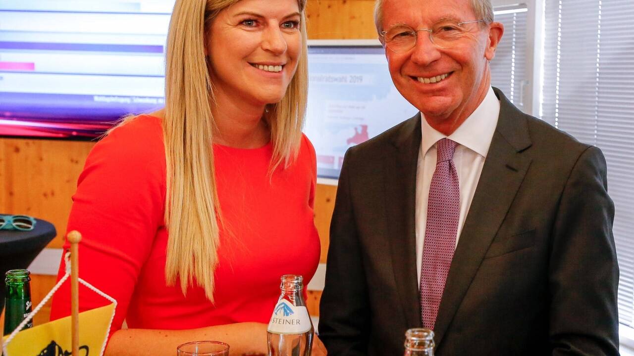 LH Wilfried Haslauer und LAbg. Tanja Graf.  