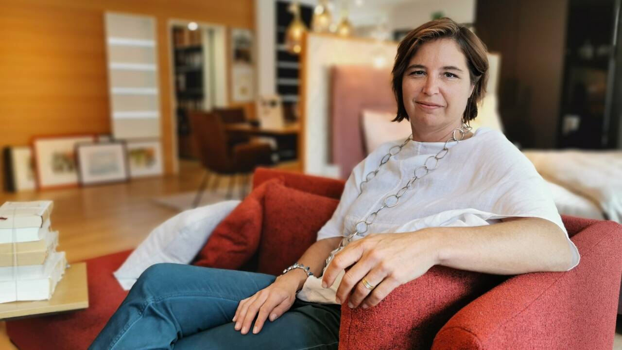 Christine Treml im Möbelhaus in der Haunspergstraße in Salzburg-Itzling. Christine Treml im Möbelhaus in der Haunspergstraße in Salzburg-Itzling.