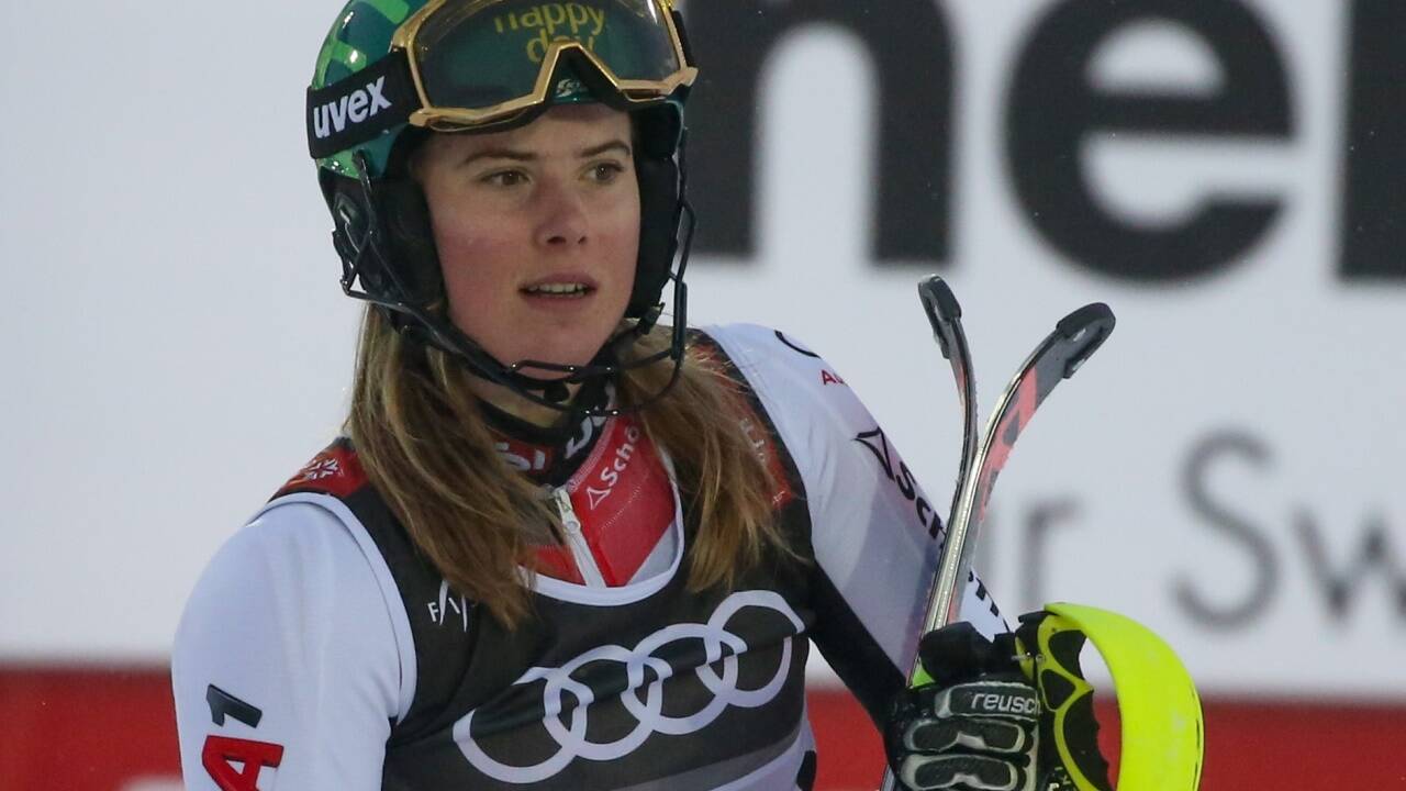 Katharina Liensberger muss um den Saisonstart im Weltcup zittern.  Katharina Liensberger muss um den Saisonstart im Weltcup zittern.