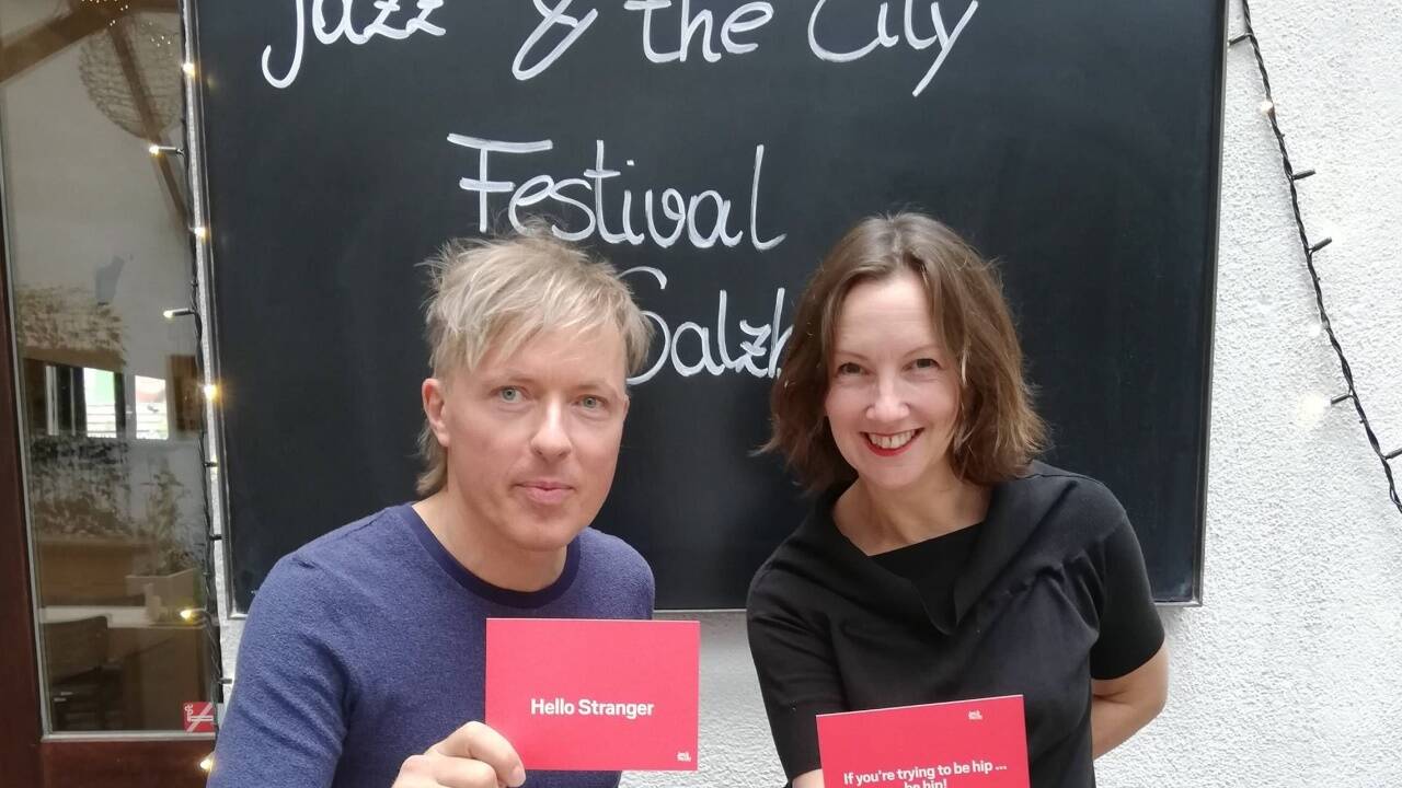 Intendantin Tina Heine und Oliver Hangl. 