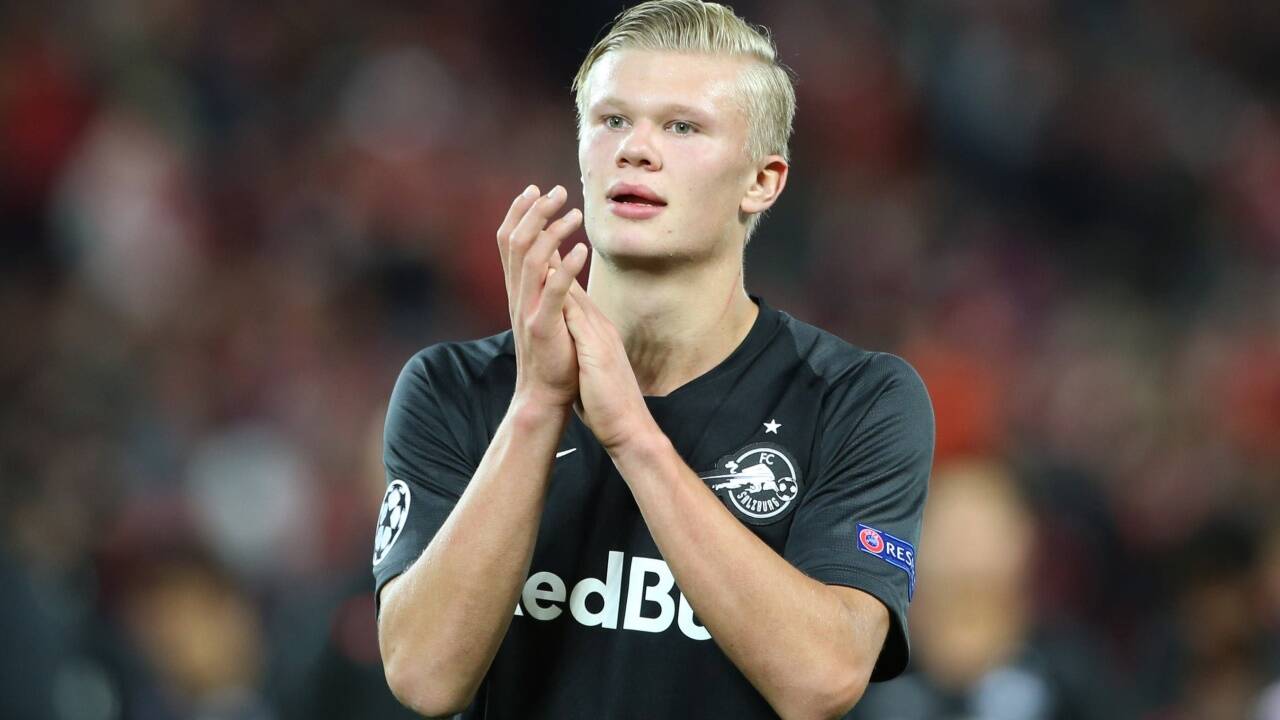 Salzburg-Torjäger Erling Haaland. 