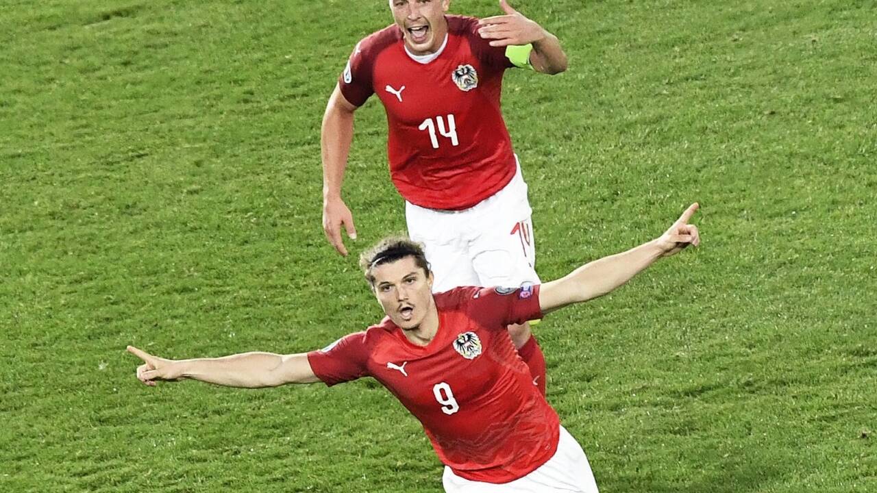 Jubel bei Österreichs Team.  