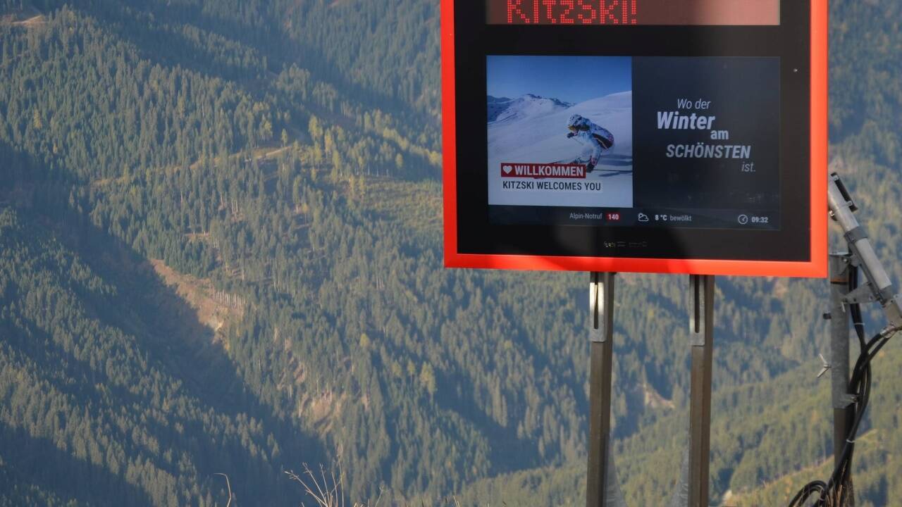 „Wo der Winter am schönsten ist“: Fehlt nur noch der Schnee abseits der Piste. 