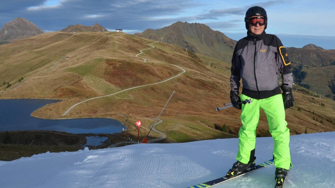 „Bärig. Heuer ist die Piste wirklich gut beinand’“, sagt Harald Steinlechner. 
