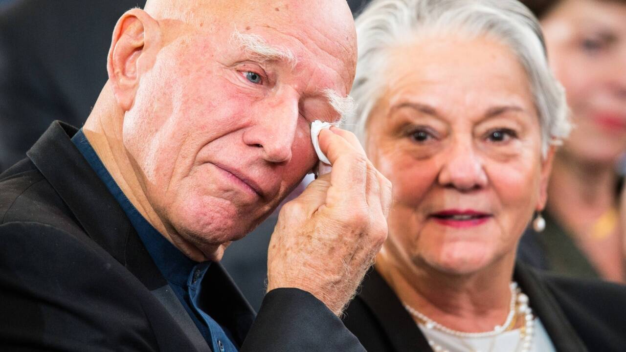 Sebastiao Salgado ist sichtlich gerührt.  