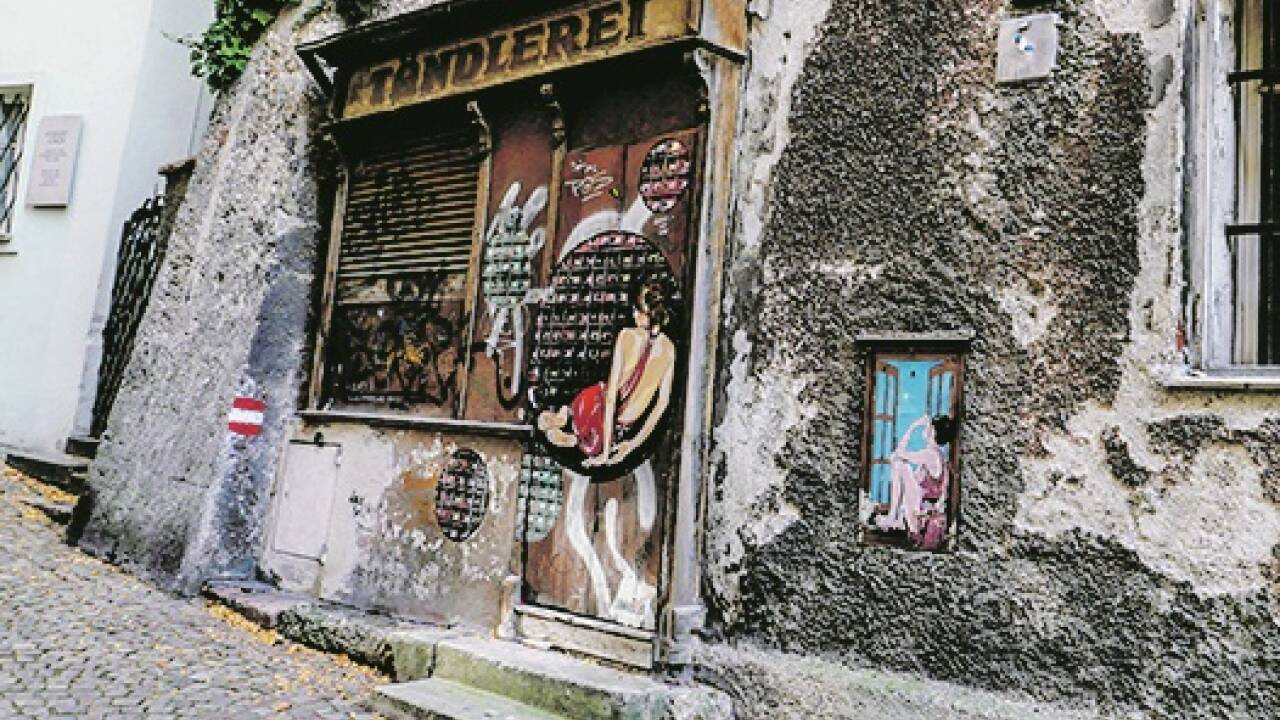 Die Tändlerei in der Steingasse ist ein beliebtes Fotomotiv.  