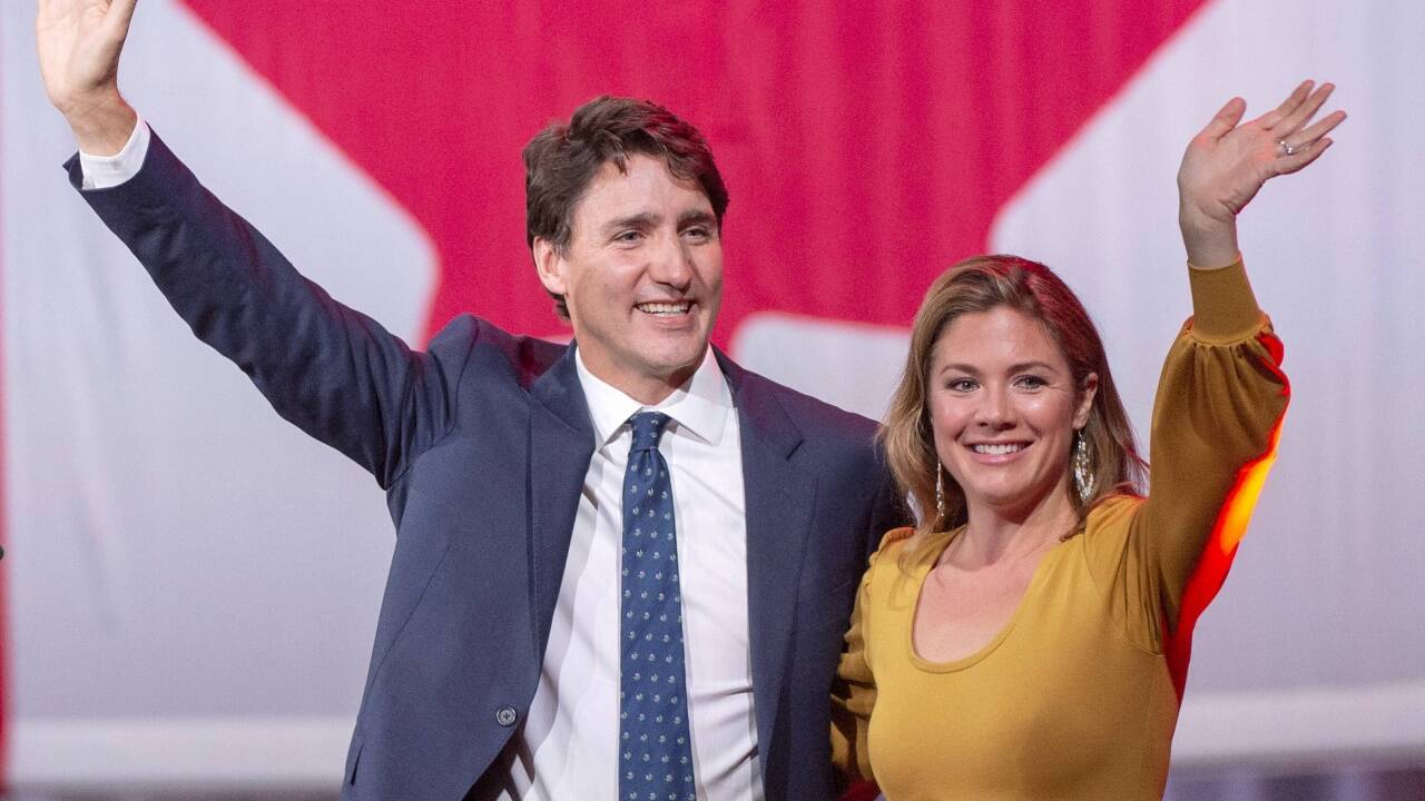 Feierten nach der Wahl: Premier Justin Trudeau und seine Frau Sophie Grégoire. Feierten nach der Wahl: Premier Justin Trudeau und seine Frau Sophie Grégoire.