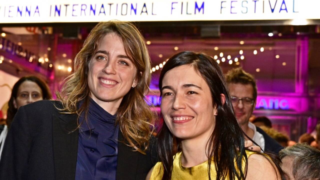 Schauspielerin Adele Haenel und Viennale Direktorin Eva Sangiorgi 