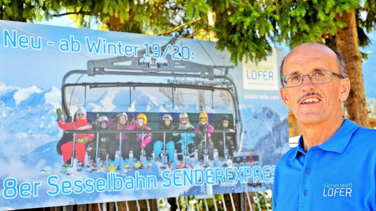 Willi Leitinger, Geschäftsführer der Almenwelt Lofer: „Wir sind weltweit die erste Liftgesellschaft mit zwei kindersicheren 8er-Sesselbahnen.“ 