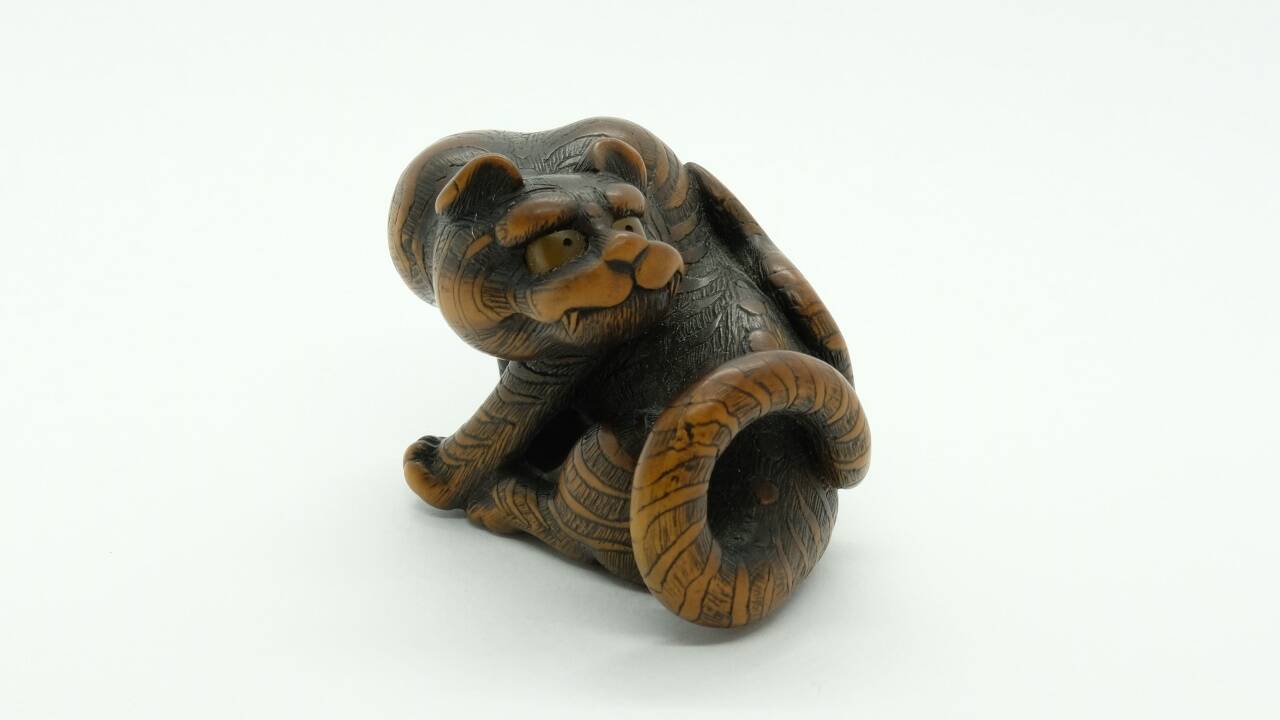 Ein männlicher Tiger (Tamba, um 1820). 