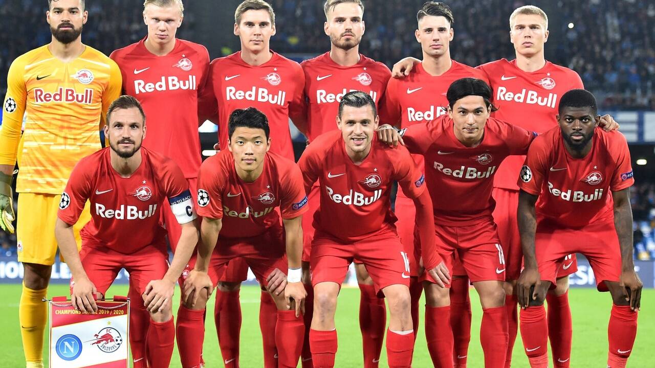 Mit dieser Elf startete Red Bull Salzburg in das Spiel gegen SSC Napoli. 